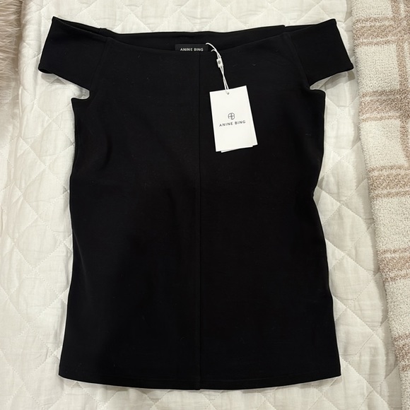 ANINE BING: Sara Off the Shoulder Top - Picture 3 of 5
